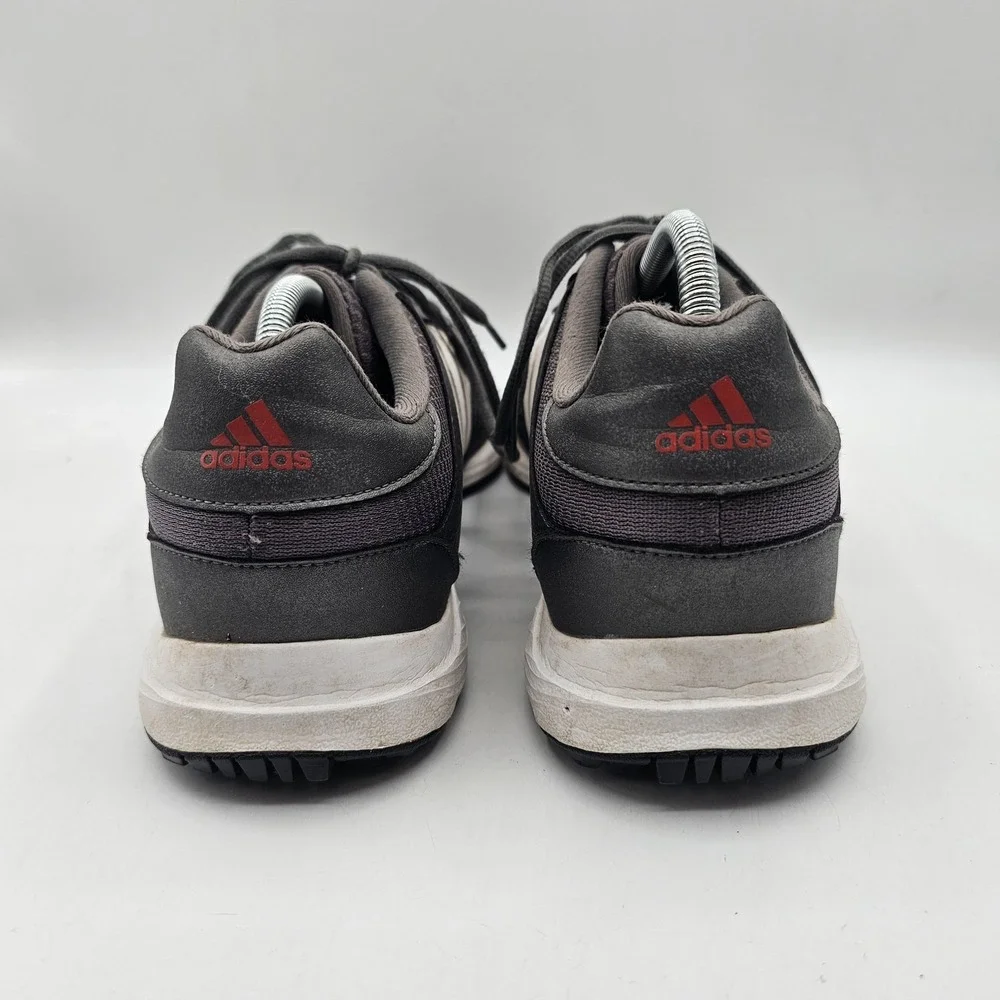 Adidas Golf Shoes Mens 12 Gray Black Synthetic Mesh Spiked Cleats Art F33551